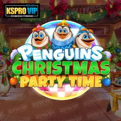 Penguins Christmas Party Time